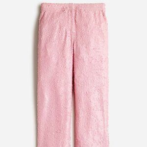 J.CREW Collection Ingrid pant in sequin pink peony size 20
